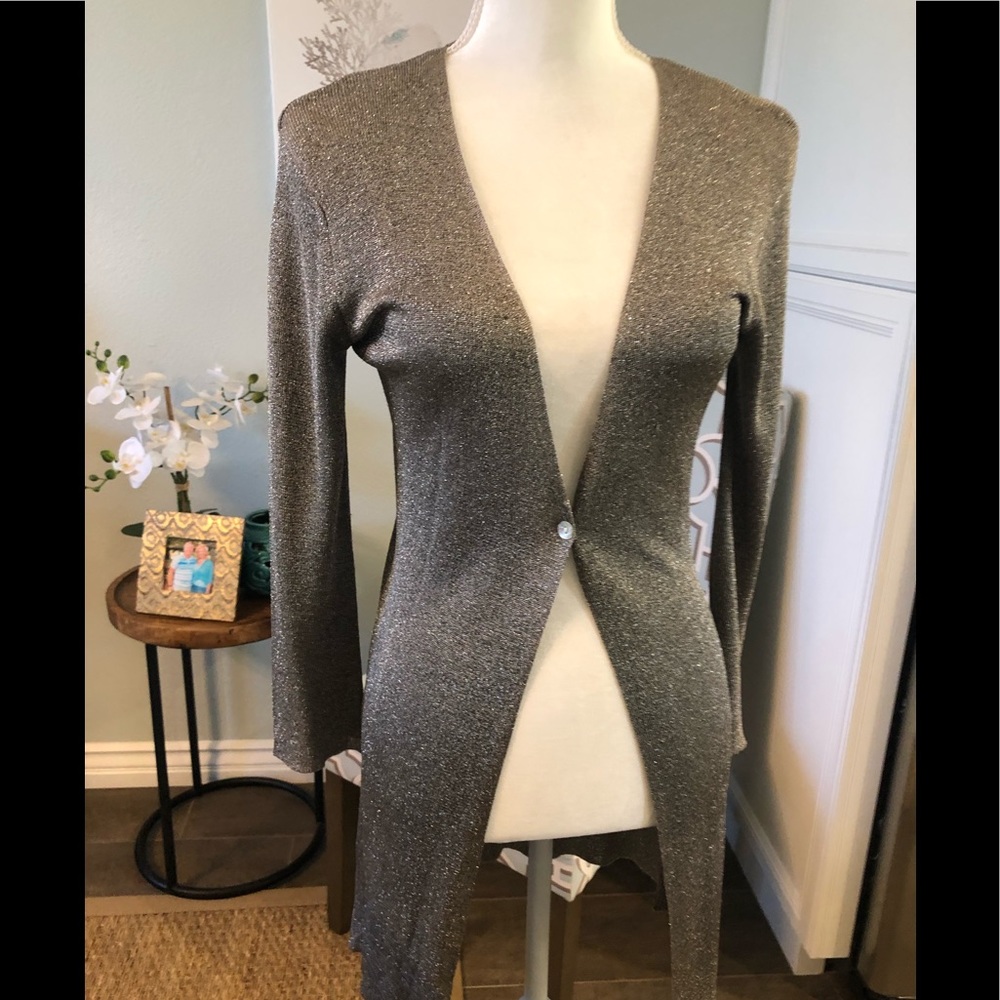 Woman’s duster length sweater